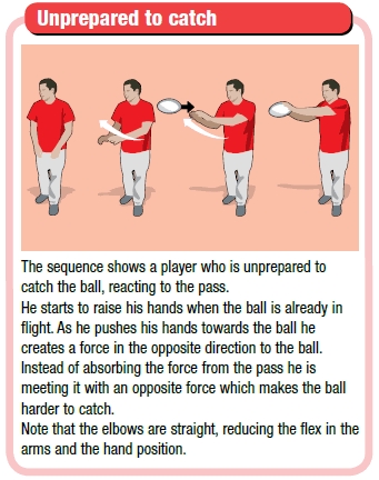 Rugby coaching tips from Joe Whipple on improving catching skills