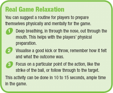 How to help rugby players cope with pre match nerves