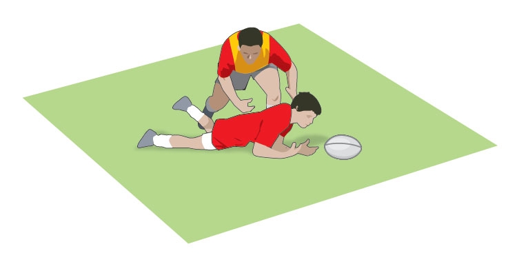 Bounce and reload from the tackle 4