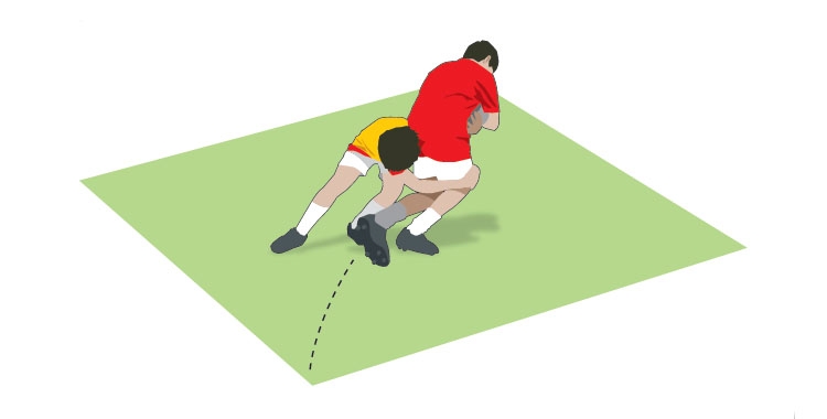 Bounce and reload from the tackle 2